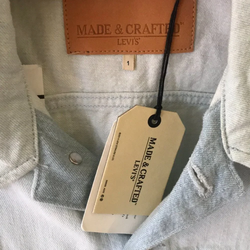 Levi's Made & Crafted $195 Levi Strauss & Co. Denim Trucker Sleeveless Vest